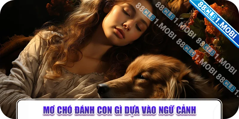 Mơ chó đánh con gì dựa vào ngữ cảnh 