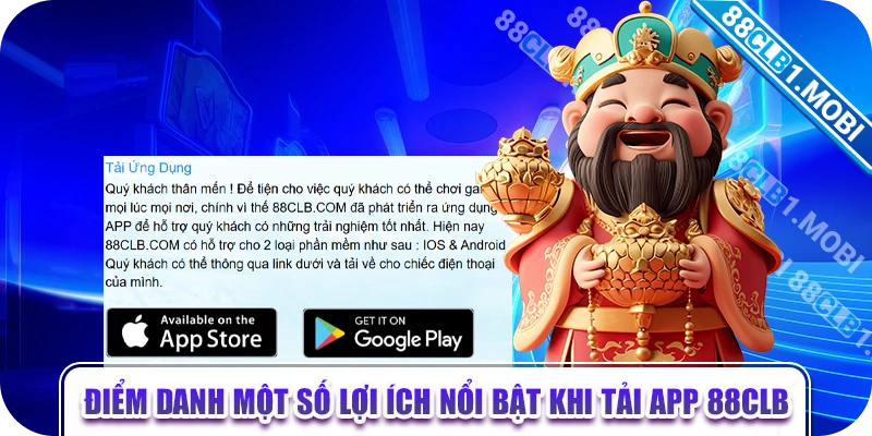 Điểm danh một số lợi ích nổi bật khi tải app 88CLB